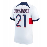 Pánský Fotbalový dres Paris Saint-Germain Lucas Hernandez #21 2023-24 Venkovní Krátký Rukáv